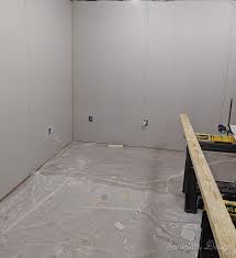 Installing Basement Drywall