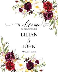 Wedding Templates Word Welcome To Our Wedding Template Image