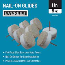 everbilt 1 in beige round felt nail on