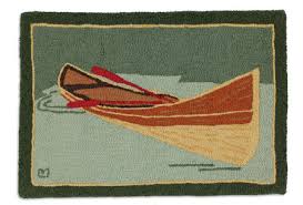adirondack giude boat hooked wool rug