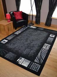 black living room rug carpet runner