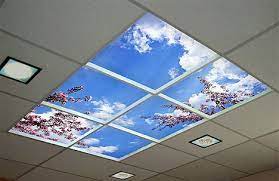 sky cloud scene led square panellight