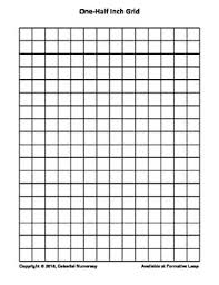 1 2 Inch By 1 2 Inch Grid Paper Free Tpt