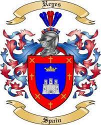 reyes family crest from spain by the