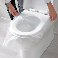 50pcs Travel Disposable Toilet Seat