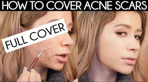 how to cover acne scars how to cover