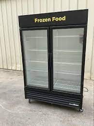 three glass door freezer merchandiser