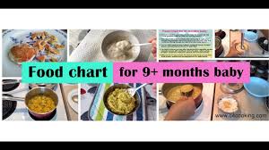 9 Months Baby Food Recipes Food Chart For 9 Months Baby With Recipes Tips 9months Babyfood