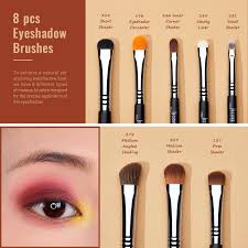jessup makeup brushes set lip eyeliner