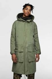 Zara Men S Long Military Streetwear