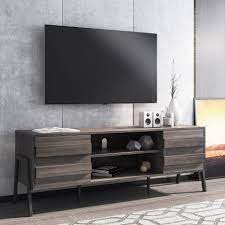 Flat screens are just so these days, it is quite an amazing fashion everyone is striving to experience. Modern Mid Century Tv Stand For 65 Inch Flat Screen Overstock 32381946