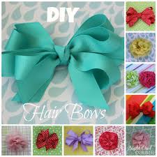 Pom pom bows are really popular and this spikey twist is great. 7 Easy Diy Hair Bow Tutorials Night Owl Corner Diy Hair Bows Girls Hair Bows Diy Homemade Hair Bows
