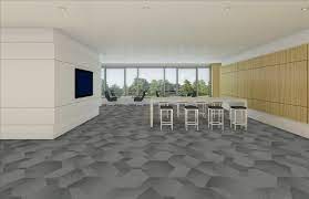 carpet tile shaw bevel hexagon tweed