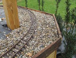 building a raised platform garden railroad