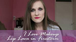 lip lava i heart makeup lipstick review