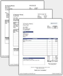 Free Blank Bill Invoices Free Invoice Template Free Software