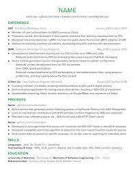 7 years us experience in healthcare & telecom domain. Software Engineering Intern Resume Us Resumes