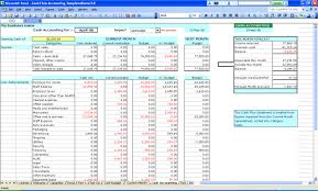 Small Business Financial Analysis Spreadsheet Accounting