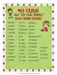This site contains a list of baby names with alphabetical, gender and numerology order with search option. 80 Cute Elf On The Shelf Names