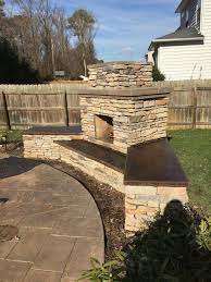 backyard fireplace diy outdoor fireplace