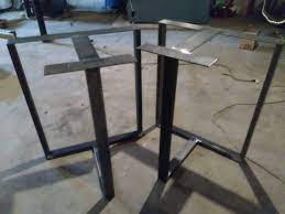 Almost all of the table legs and metal table legs we sell can be professionally custom cut to your exact height specifications. Amazon Com Metal Table Legs T Shaped Table Base Industrial Table Base Metal Legs For Table Rustic Table Legs Trestle Table Legs Trestle Base Modern Table Legs Handmade