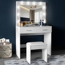 stool set vanity makeup desk