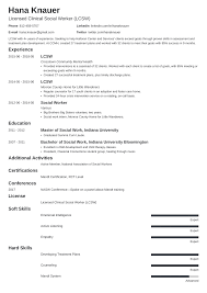 Social Work Resume Samples And Full Writing Guide 20 Examples