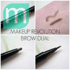 kẻ mày makeup revolution brow dual