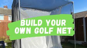 how to build a diy golf net you