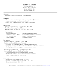 business administrative resume sample
