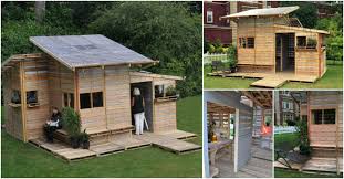 Recycled Wood Pallets To Tiny Houses