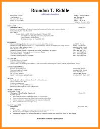 12 13 Resume Layout For College Student Lascazuelasphilly Com