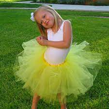 toddler ballerina outfit yellow tulle size 4 6 years