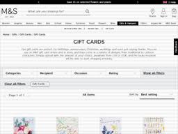 marks spencer gift card balance check