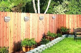 outdoor garden fence outdoor solar