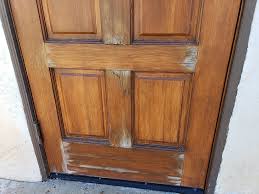 How Do I Repair This Wooden Door