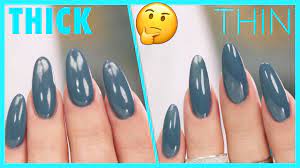 gel polish make your nails look thick