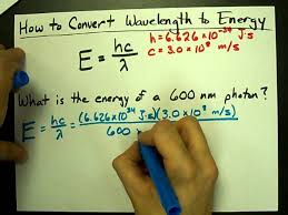 How To Convert Wavelength To Energy