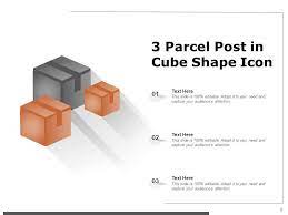 Cuboid Icon Cube Shape Small Boxes
