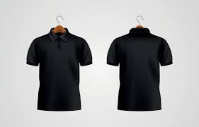 black polo shirt vector art icons and