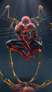 wallpaper 750x1334 iron spider man