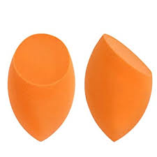 smart beauty sponge flat top orange