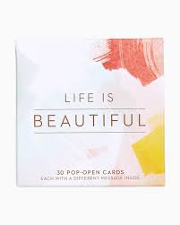 Explore stationery cards designed by thousands of independent artists worldwide. Compendium Life Is Beautiful Thoughtfulls Pop Open Cards The Paper Store