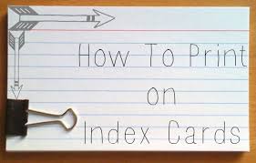 How To Print On Index Cards And Post It Notes Darla G Denton