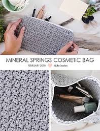 mineral springs cosmetic bag pattern by