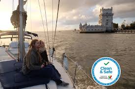 relaxing sailboat cruise along the