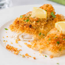 baked cod with bread crumbs and er