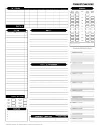 Pathfinder Character Sheet With Pdf Science Trends