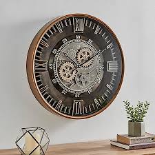 24 Inch Large Moving Gear Wall Clock