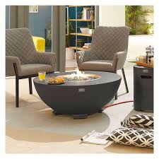 Flora Round Gas Fire Pit With Cover